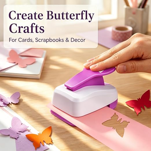 Paper Punch 1.8 Inch Butterfly Hole Punch - Image 2