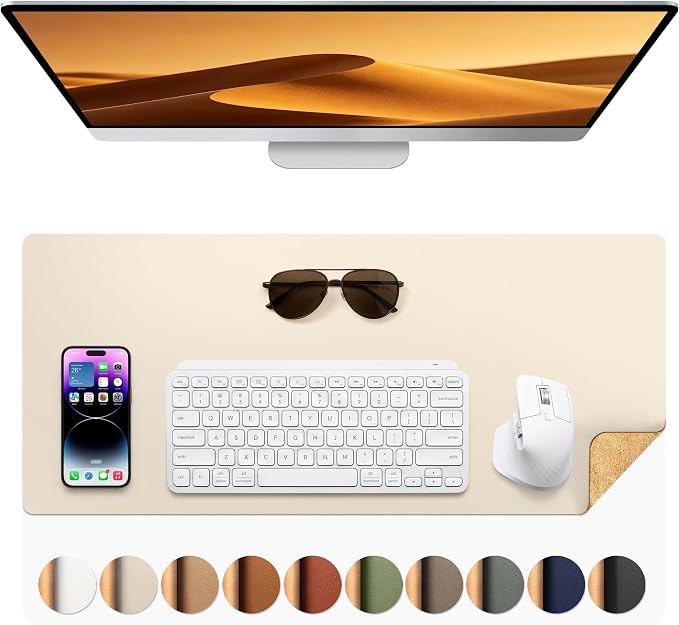 Aothia Dual-Sided Desk Mat by AothiaSimpleNaturalUnique