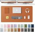 YSAGi Leather Desk Protector, Office Mat, Large Mouse Mat, Non-Slip PU Leather by YSAGi