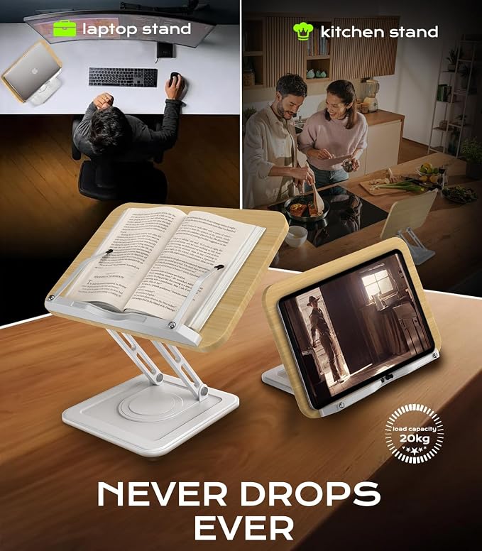 Book Stand for Reading, Adjustable Book Holder - Image 3