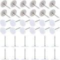 HINZIC 100pcs Flat Head Thumb Tacks, Heavy Duty Metal Push Pins Thumb Tacks by HINZIC