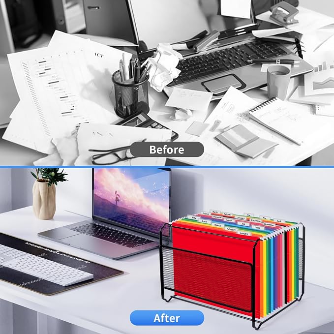 12 Pack Hanging File Folders, Letter Size - Image 7