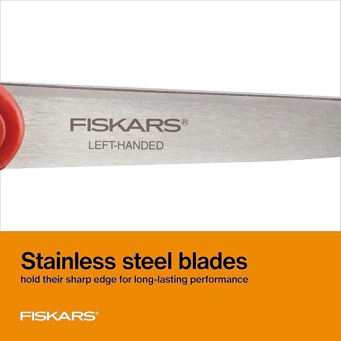 Fiskars Left-Handed Scissors, Precision Cutting - Image 4