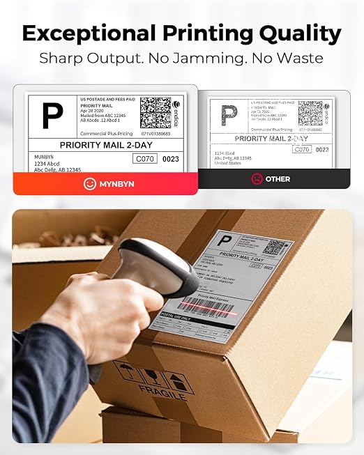 MUNBYN Thermal Direct Shipping Labels, 4x6 Labels - Image 4