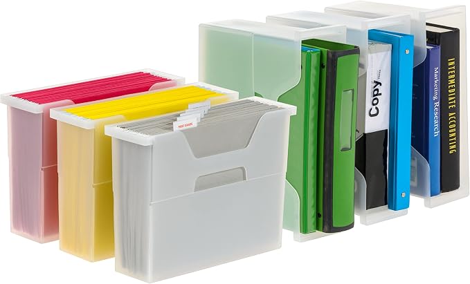 IRIS USA Small Portable Desktop File Box - Image 10
