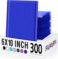 Fuxury 300 Pack Royal Blue Bubble Mailers 6x10" Bubble Shipping Envelopes | by Fuxury