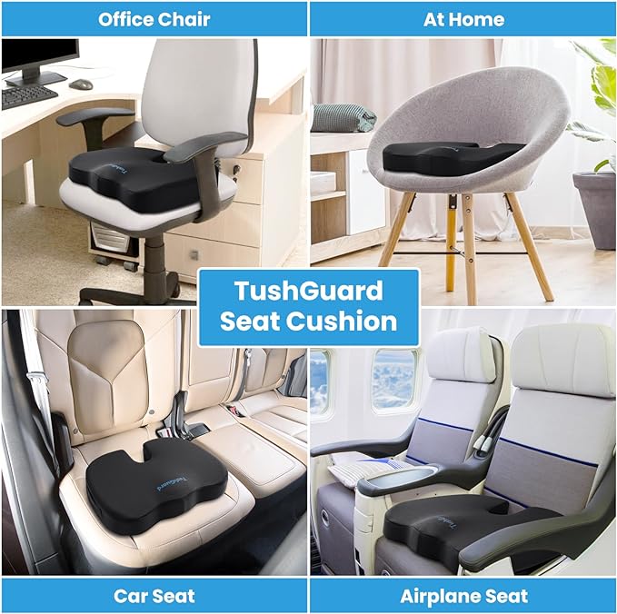 TushGuard Seat Cushion, Office Chair Cushions, Car Seat Cushion, Non-Slip - Image 7