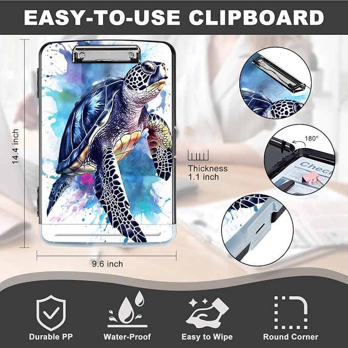 Heavy Duty Plastic Clipboard - Image 2