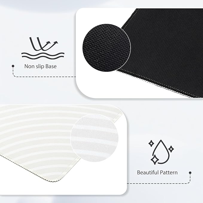 iCasso Big Desk Pad, XXL Extended Gaming Mouse Pad, Large Mouse Pad - Image 3
