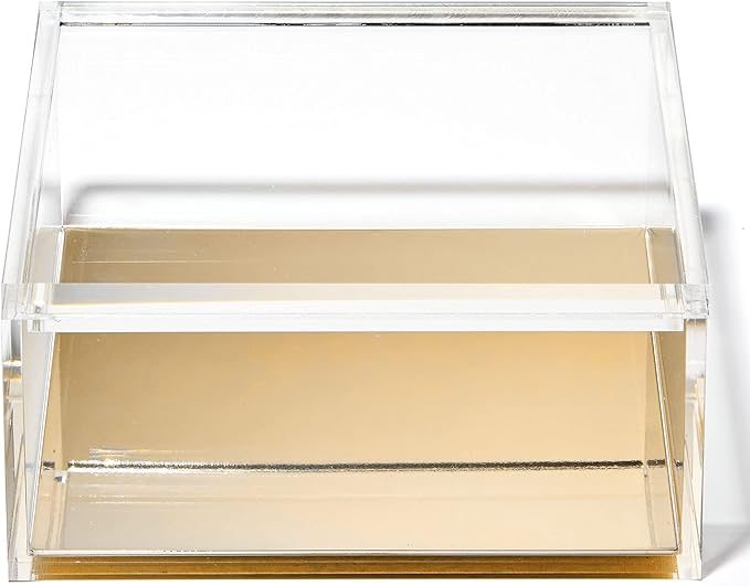 OfficeGoods Acrylic Desk Organizer w/Gold Base – Functional & Elegant Odds & - Image 2