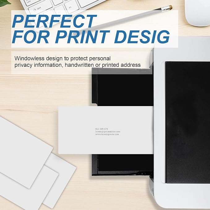 750#10 Security Envelopes, PANDRI Self Seal Windowless Envelopes, Security Tint - Image 6