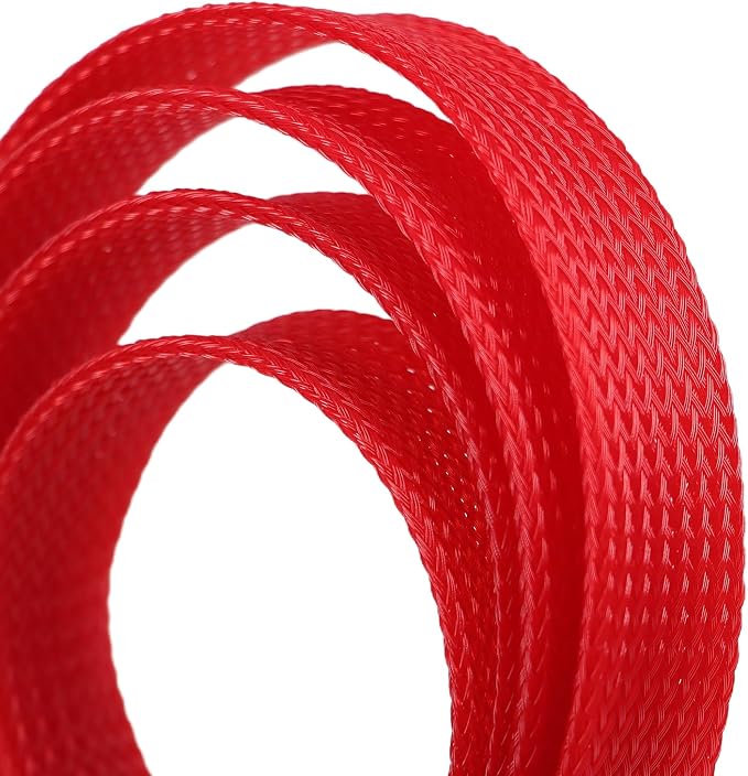 25ft PET Expandable Braided Cable Sleeve 13/16inch Pet Braided Cable Sleeve - Image 2