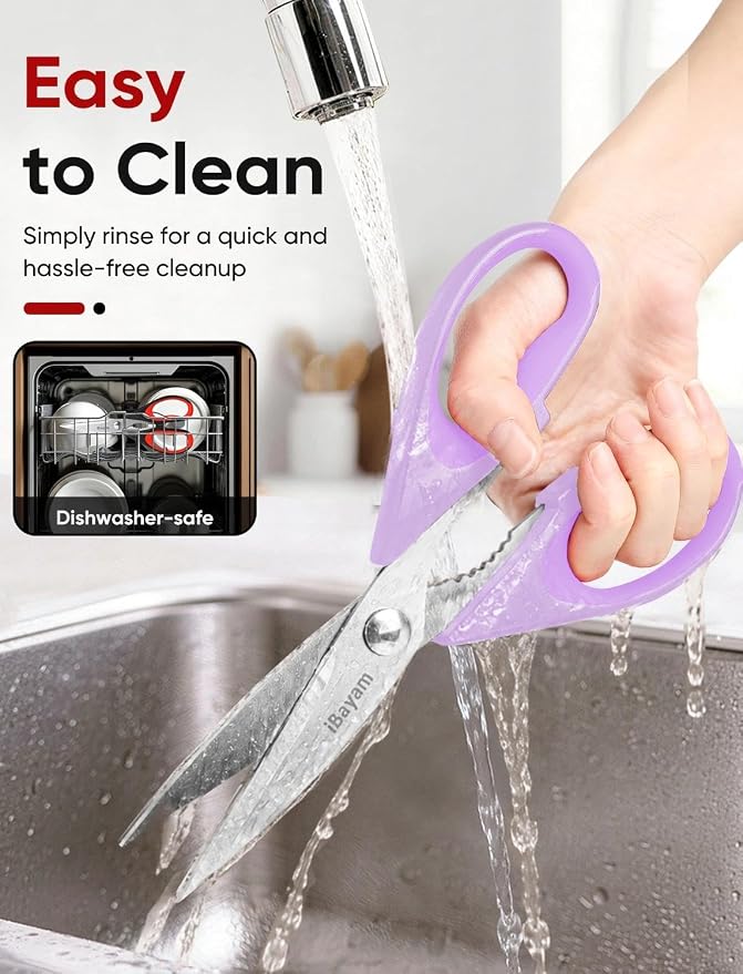 iBayam Kitchen Shears, Stainless Steel Scissors - Image 7