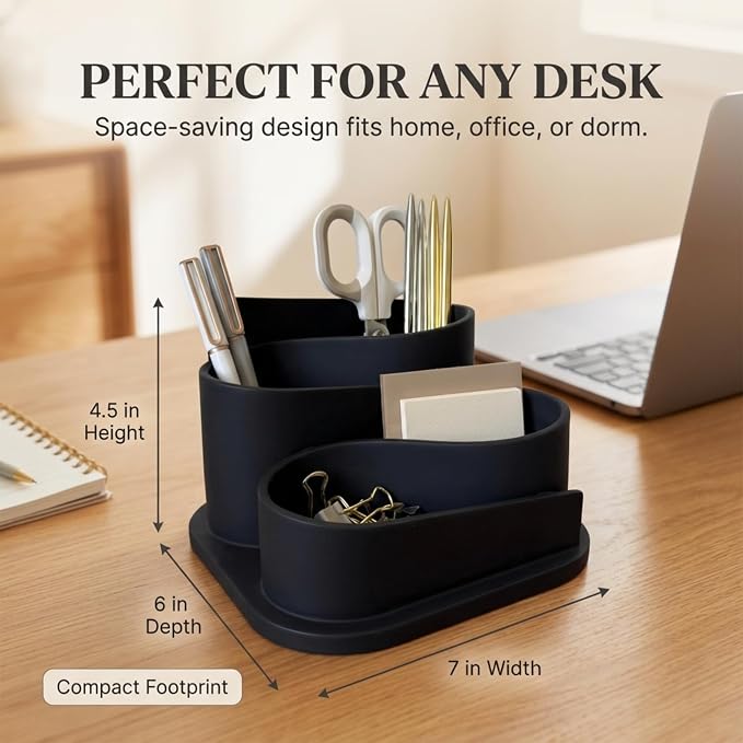 OAKOA Black Desk Organizer - Image 5