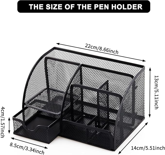 Mesh Desk Organizer, Desktop Organizer - Image 3