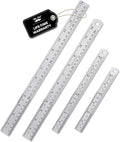 Mr. Pen- Metal Straight Edge Ruler, Imperial & Metric Measurements by MrPen