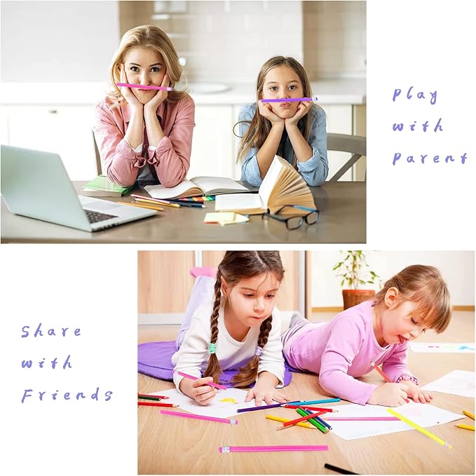 48 PCS Flexible Soft Pencils, Colorful Bendy Magic Bendable - Image 5