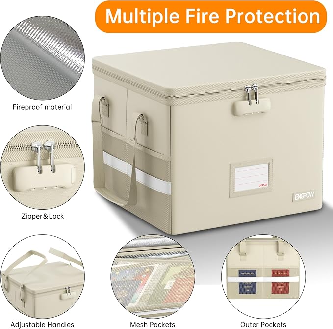 ENGPOW 5200°F File Box Fireproof Document Box - Image 5