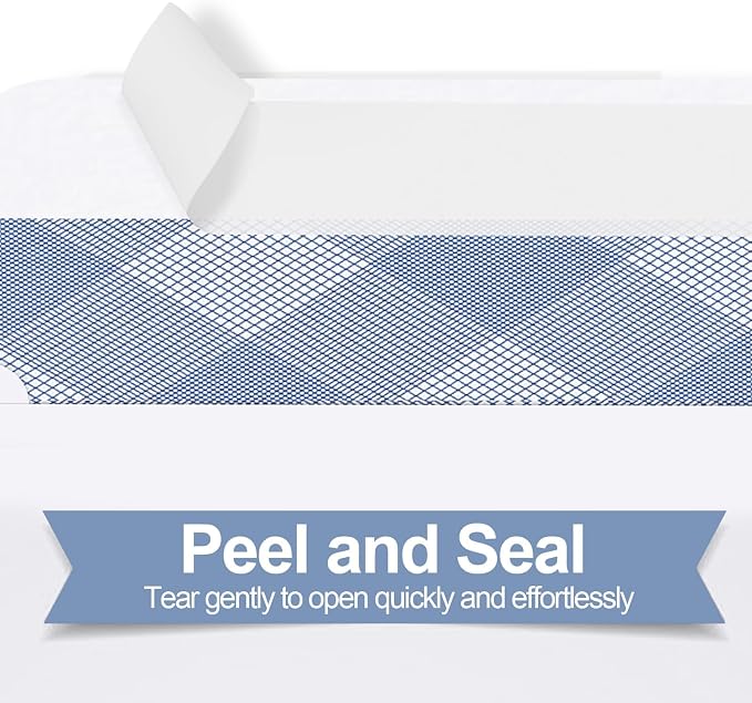 750#8 Self Seal Business Envelopes, PANDRI No.8 Double Window Design - Image 4