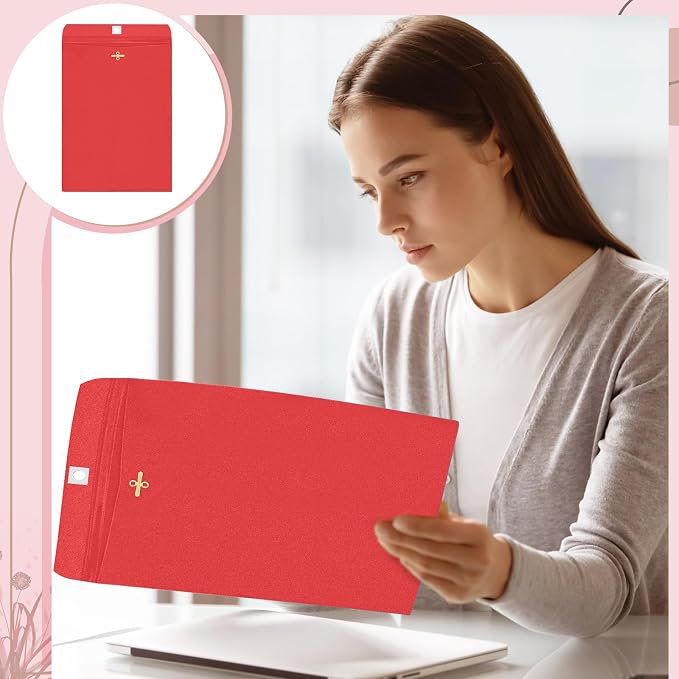 Geyee 100 Pcs Clasp Manilla Envelopes 9 x 12 Inch Gummed Colored Envelopes - Image 6