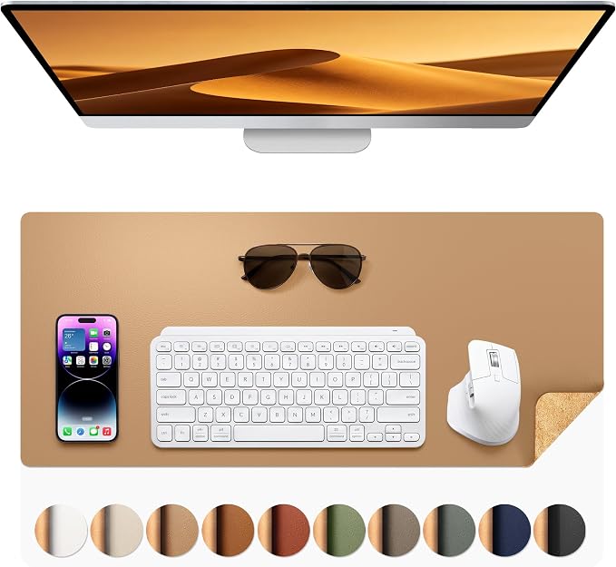 Aothia Dual-Sided Desk Pad by AothiaSimpleNaturalUnique