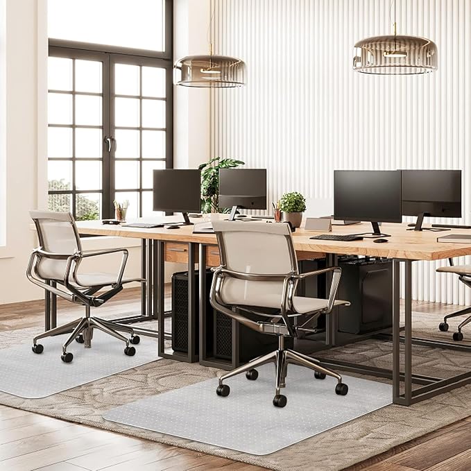 Office Chair Mat for Carpet Floors, Desk Mats 48"X36" for Rolling Desk on Low - Image 8
