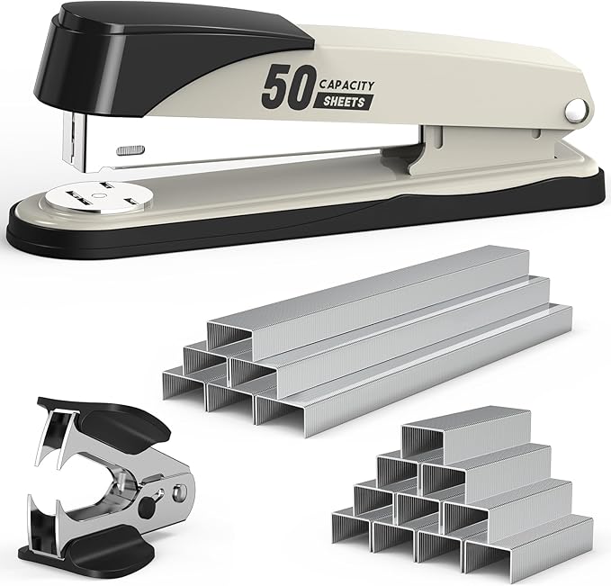 Metal Stapler Heavy Duty 50 Sheet Capacity by swihauk