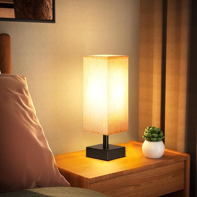 aooshine Small Table Lamp for Bedroom - Image 4