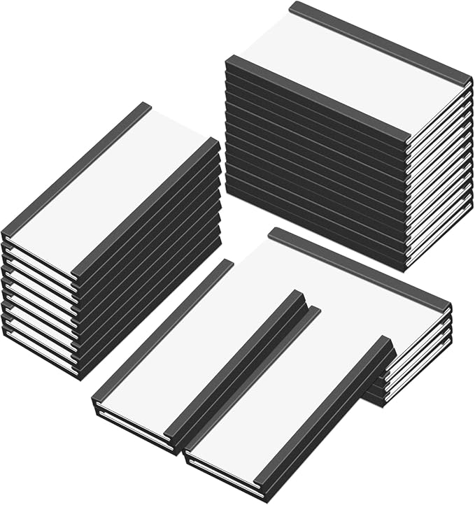 Magentic Label Holders 3x6 Inch, Magnetic Labels by MVISUALOfficeProduct