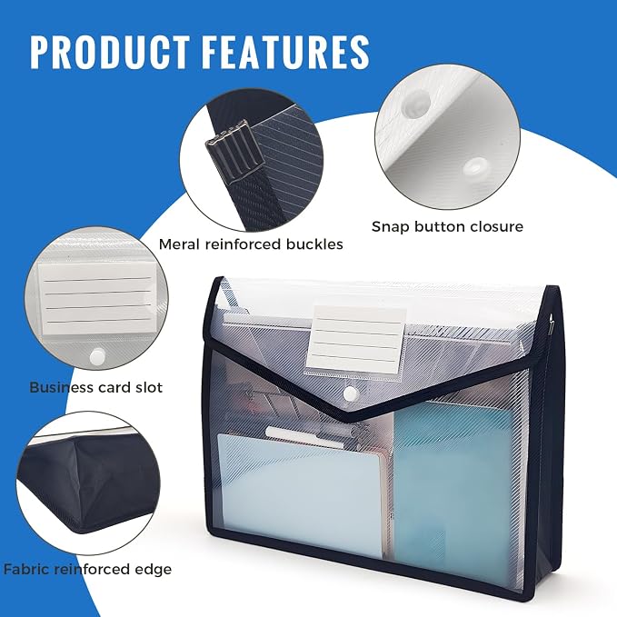 Plastic Expanding File Folder, Envelope Folders - Image 2