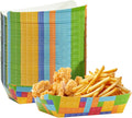 2lb Paper Food Trays, 50 Pack Disposable Serving Trays, Disposable Paper Boat by Unknown