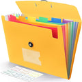 Accordian File Organizer 7 Pocket Expanding File Folder by RIEJIN