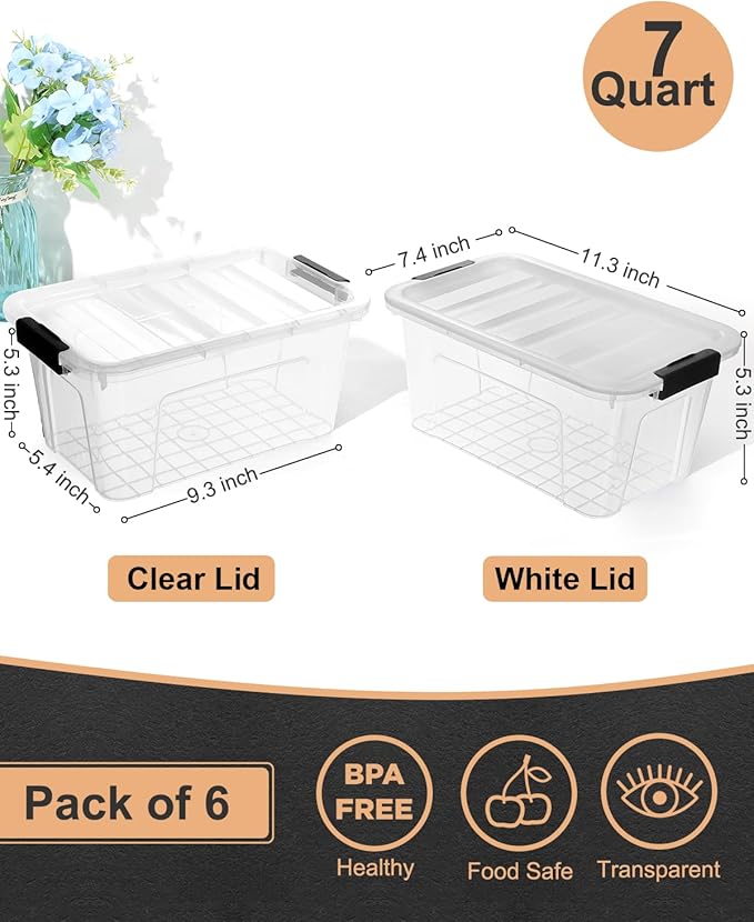 EOENVIVS Plastic Storage Bins - Image 2