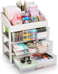 Desk Organizer with Drawers, 3 Drawers Storage Organizer, Desktop Storage by ORGIDOL