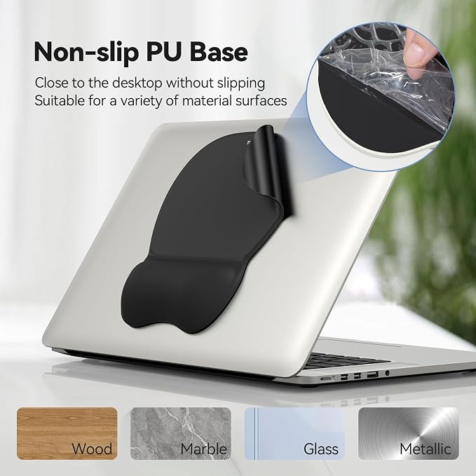 TECKNET Gel Mouse Pad with Wrist Rest, 3 in 1 Keyboard Wrist Rest - Image 6