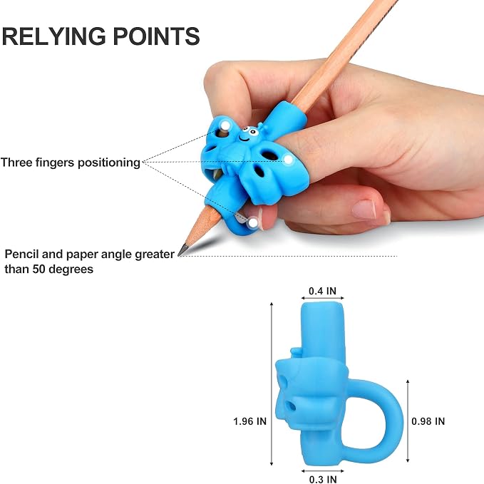 KOABBIT 8 Packs Pencil Grips Pencil Grips - Image 6