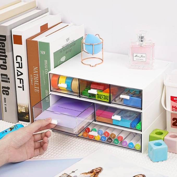 3 Tier Stackable Desk Organizer - Image 2