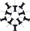 VAPKER Push Pins Tacks 120Pcs Solid Black Thumb Tacks Larger Size Pin Map Tacks by VAPKER