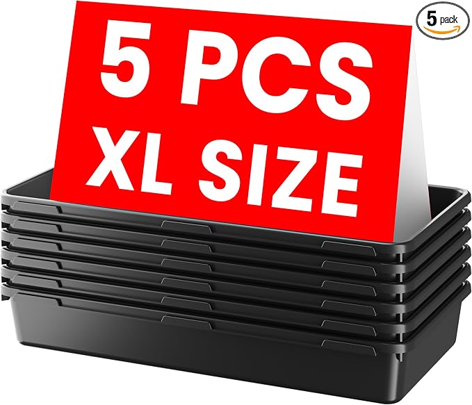 A-LuGei【X-Large Size【5 Pcs】 Tool Box Organizer Tray Divider【Single Size】 Desk by A-LUGEI