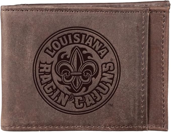 Team Sports America NCAA Louisiana at Lafayette University Front Pocket Slim by TeamSportsAmerica