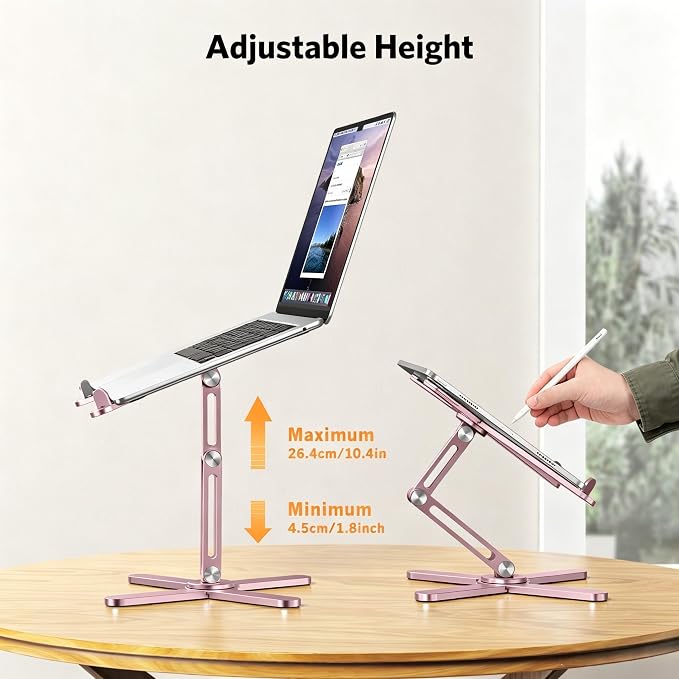 OMOTON 360° Rotating Laptop Stand Riser - Image 9