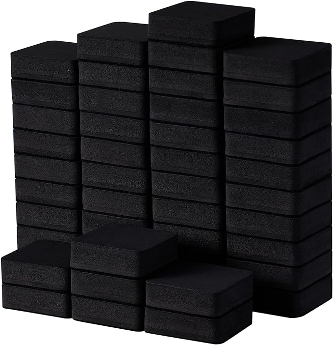 Favourde 48 Pack Magnetic Whiteboard Dry Erase Erasers Chalkboard Cleansers by favide