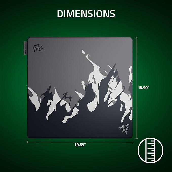 Razer Gigantus V2 Pro Soft Esports Gaming Mouse Pad – Ultra-High Friction Cloth - Image 9