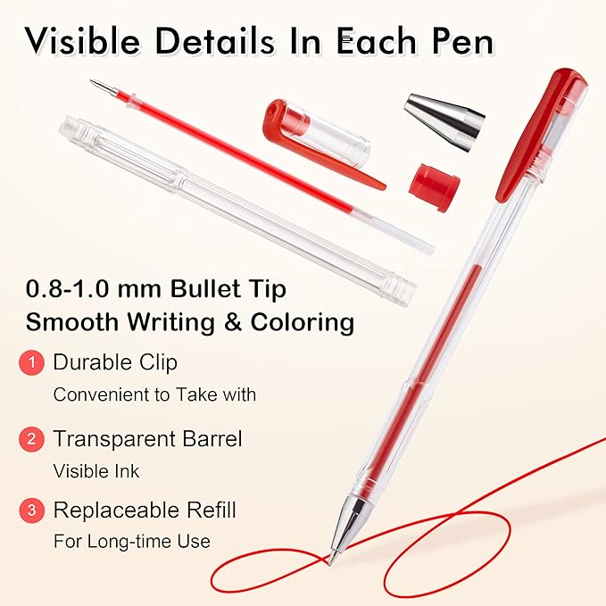 Shuttle Art 120 Unique Colors Gel Pens Gel Pen Set - Image 2