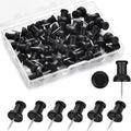40Pcs Wood Push Pins, Decorative Thumb Tacks, Wooden Pins and Tacks, Cork Board by Dorbetar