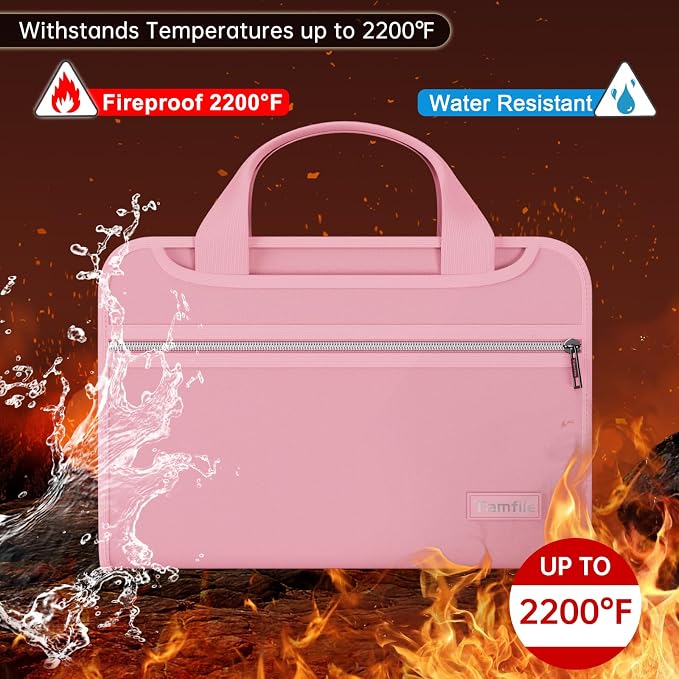Tamfile Fireproof Accordion File Organizer - Image 2