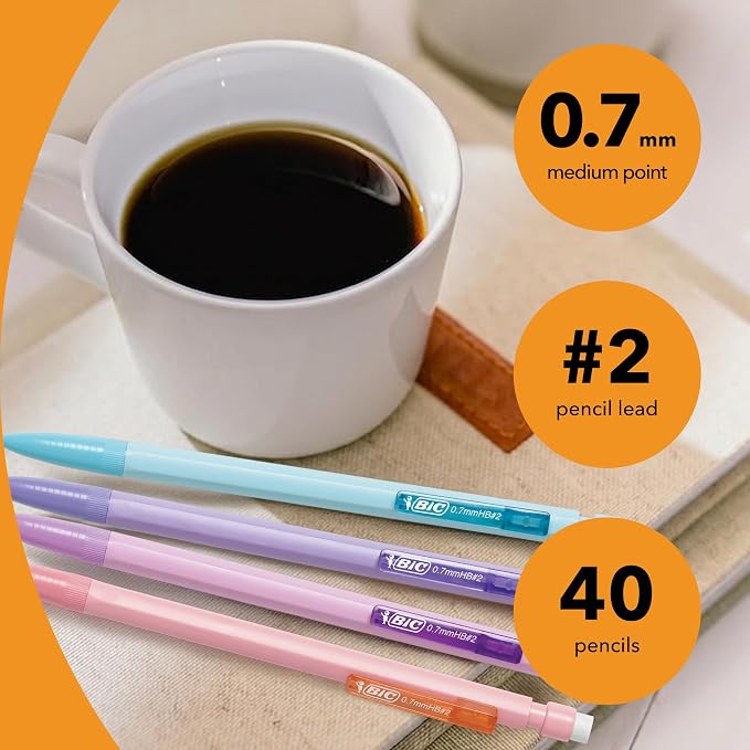 BIC Xtra-Smooth Pastel Mechanical Pencils - Image 5