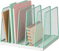 LEKETREE Desk File Organizer, 5-Section Upright File Sorter, Vertical File by Stylishworkspaceeffortlessorganization