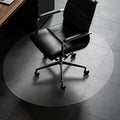 Clear Chair Mat for Hard Floor, Round | Durable Thick PVC, Anti-slip Grip by Labeta