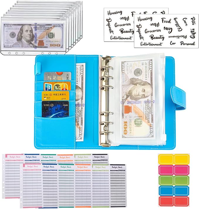 NICOOTH Budget Binder A6 Money Saving Binder - Image 4
